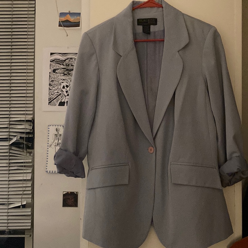 Baby blue blazer
